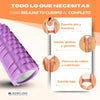 Rouleau de massage | Caoutchouc mousse | 14x33cm | Polyvalent | Léger | Prévient les blessures | Orange | FitRoller | Mobiclinic