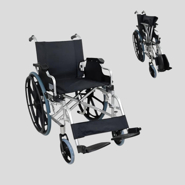 Fauteuil roulant pliant | Aluminium | Accoudoirs pliants et repose-pieds amovibles | Grandes roues | Ópera | TOP | Mobiclinic