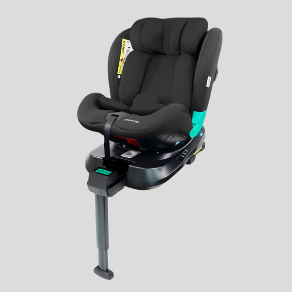 Siège auto enfant |Pivotant 360º |i-Size |Évolutionnaire |40-150 cm |0-12 ans|Inclinable |Réglable |Noir| Lionfix Pro|Mobiclinic