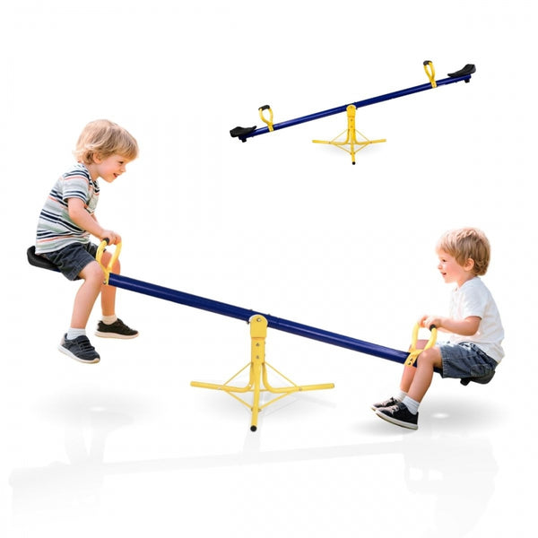 Transat pour enfants | Rotation à 360° | 2 places | 200 x 66 x 35 cm | Prise en main confortable | Sûr | Mobifun | Mobiclinic
