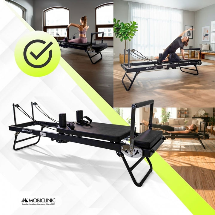 Ensemble Pilates Reformer 8 en 1 amélioré avec planche d'exercice, équipement Pilates,exercices abdominaux,bandes de résistance - Sport Ensemble Pilates Reformer 8 en 1 amélioré avec planche d'exercice, équipement Pilates,exercices abdominaux,bandes de résistance - Sport